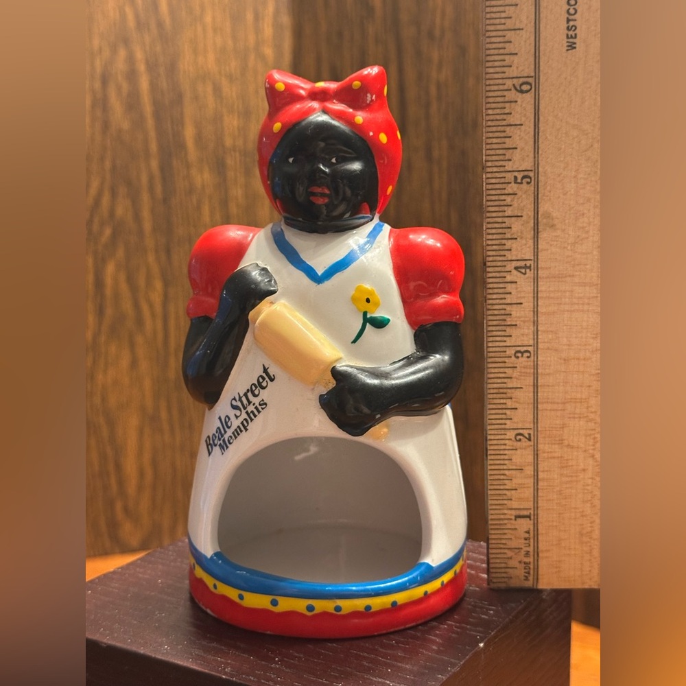 Vibrant Americana figure for scrubber storage, Beale Street Memphis - Picture 7 of 10